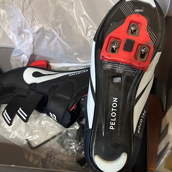 Peloton Black and Red Athletic Shoes - Picture 2 of 6